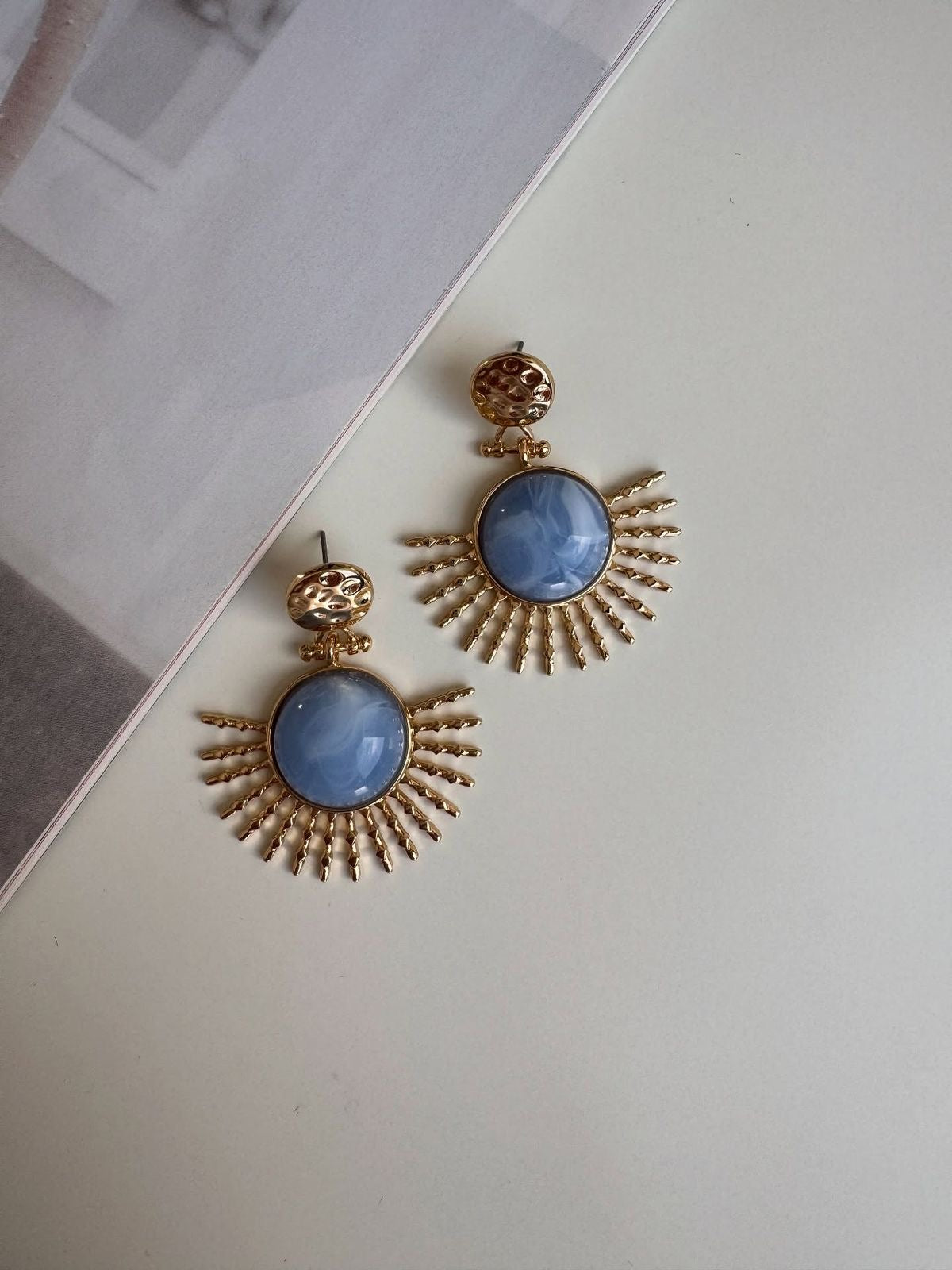 Celestial Radiance Statement Earrings